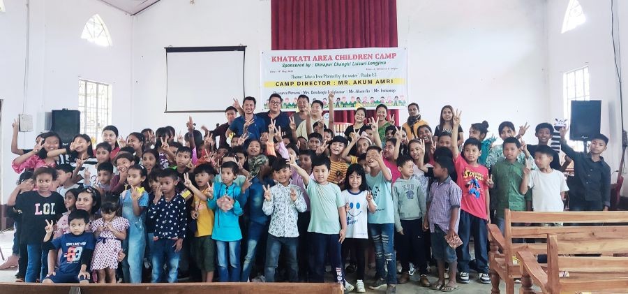Dimapur Changki Theological Union in partnership with Impact Ministry organized a camp for the children of Khatkhati area on May 14.